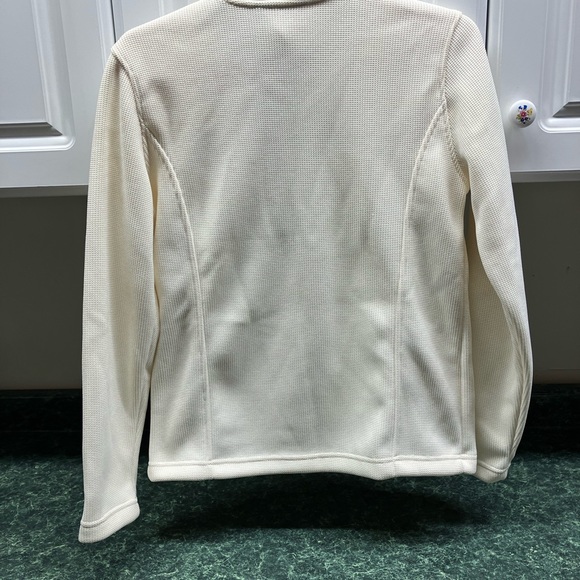 Izod fleece lined off white jacket - Picture 2 of 7